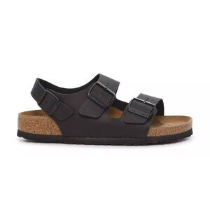 Birkenstock Milano Sandal Black Vegan Size 37 Narrow